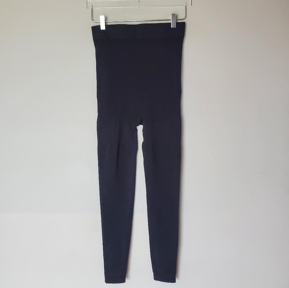 Blanqi Everyday Postpartum Maternity Leggings Black Belly Support Size M